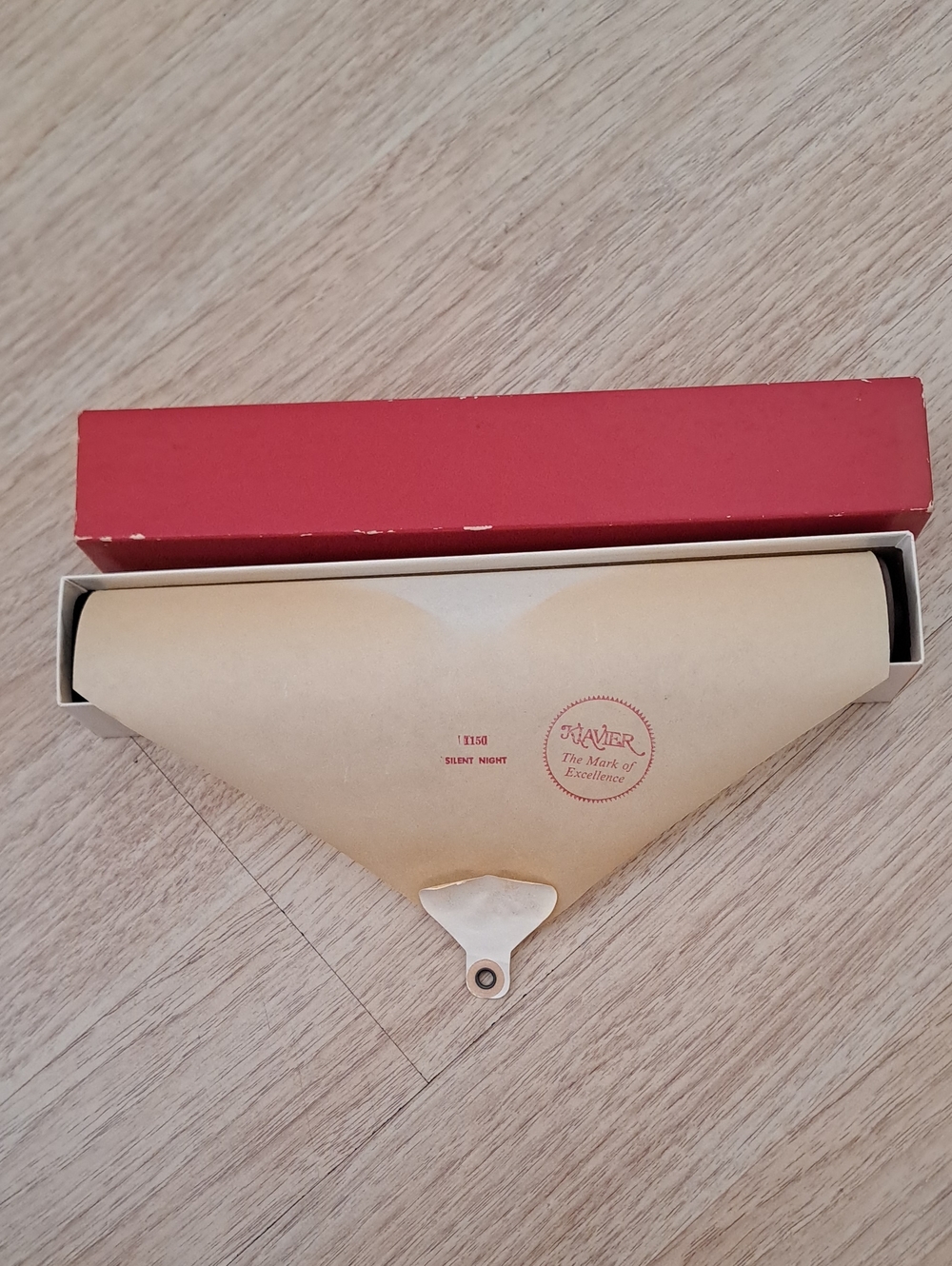 Vintage Klavier 88 Player Piano Roll 1150 "Silent Night" J. Lawrence Cook